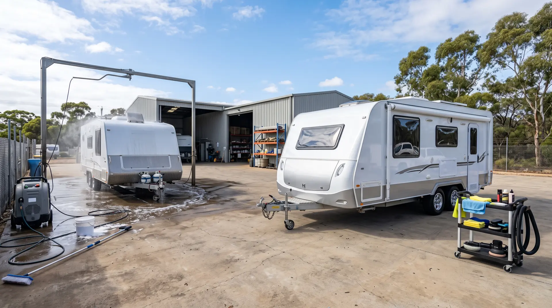 Caravan Detailing in O'Connor
